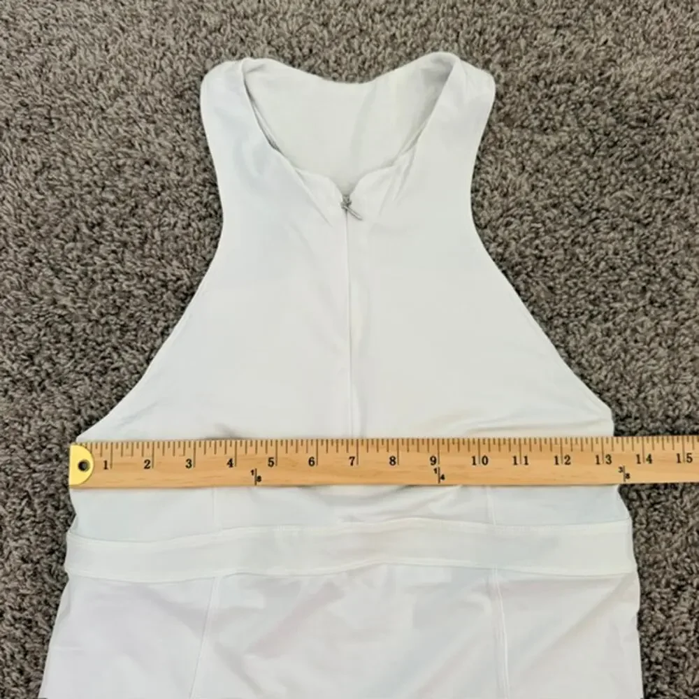 Lululemon Lot of 3 Cycling Zippy Run Tanks High Neck Zip Up Shelf Bra Women's 8